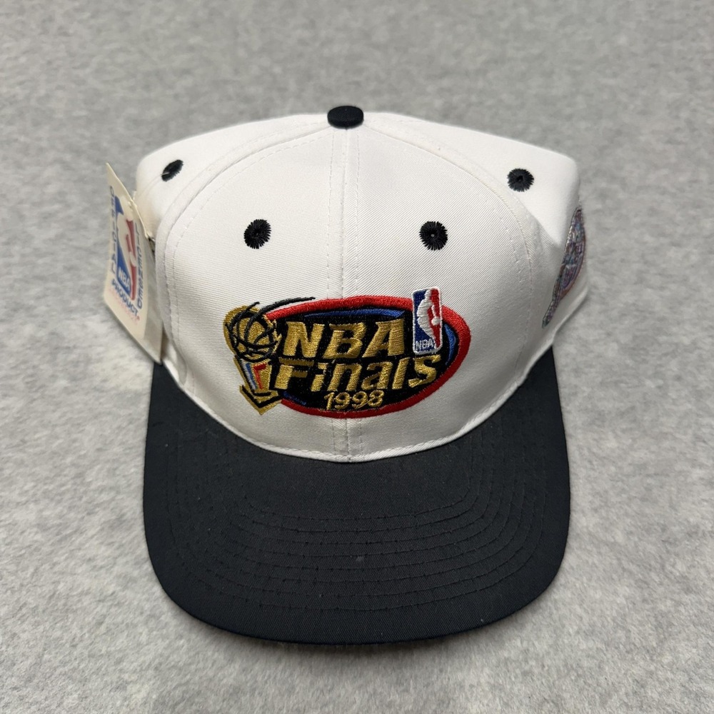 Vintage Chicago Bulls Hat Cap Snap Back Mens One Size NBA Finals 1998 Logo 7